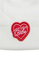 Not Your Babe Beanie Mister Tee