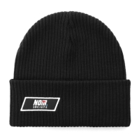 Societe Noir Noir Woven Patch Beanie