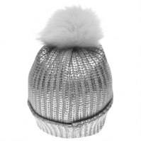 Crafted Essentials Foil Pompom Hat copil fetita