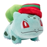 Pokemon Bulbasaur Plush with Striped Hat - 8-Inch Bulbasaur Plush with Unique Accessory