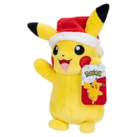 Pokemon Pikachu Seasonal 8-Inch Plush with Santa Hat