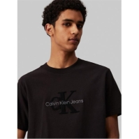 Tricou Blug Calvin Klein CHENILLE MONOLOGO Calvin Klein Jeans