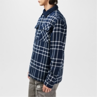 Firetrap Borg Check Overshirt barbat