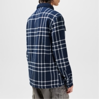 Firetrap Borg Check Overshirt barbat