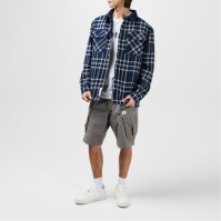 Firetrap Borg Check Overshirt barbat