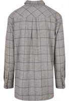 Camasa Long Oversized Checked Greyish Urban Classics