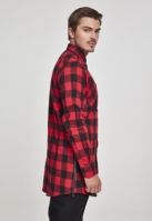 Camasa Side-Zip Long Checked Flanell Urban Classics