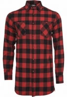 Camasa Side-Zip Long Checked Flanell Urban Classics