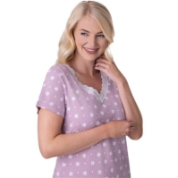 Camille Sleeved Knee Length Nightshirt