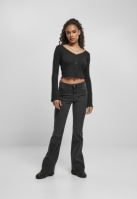 Cropped Rib Cardigan dama Urban Classics