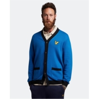 Lyle and Scott and Scott Block Cardigan barbat