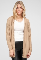 Cardigan mit offenem Schnitt und Kapuze Cloud5ive