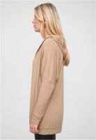 Cardigan mit offenem Schnitt und Kapuze Cloud5ive