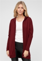 Cardigan mit offenem Schnitt und Kapuze Cloud5ive