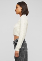 Tied Cropped Feather Cardigan dama Urban Classics