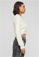 Tied Cropped Feather Cardigan dama Urban Classics