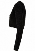 Tied Cropped Feather Cardigan dama Urban Classics