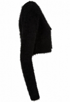 Tied Cropped Feather Cardigan dama Urban Classics