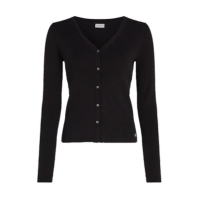 Blug Bluza trening Calvin Klein WOVEN LABEL CARDIGAN Calvin Klein Jeans