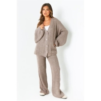 Missy Empire Chunky Knit Cardigan & Trouser Set