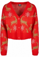 Short Oversized Christmas Cardigan dama Urban Classics