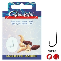 CARLIG LEGAT BOOKLET MAGGOTS 1010B NR 10 014MM 60CM 10BUC PL marime GAMAKATSU