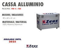 CASSA ALLUMINIO CM 80X60X41 Zeus