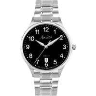 Accurist Stainless Steel Classic Analogue Quartz Watch barbat