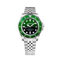 Ceas AUTOMATIC MAN BOBROFF BF0002bvBFSTJ argintiu verde