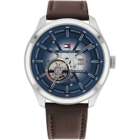 Ceas AUTOMATIC MAN TOMMY HILFIGER 1791888 argintiu maro albastru