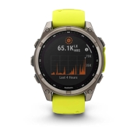 CEAS FENIX 8 SOLAR SAPPHIRE galben GRAPHITE 47MM EMEA GARMIN