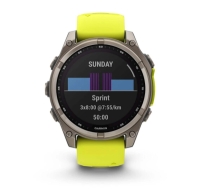 CEAS FENIX 8 SOLAR SAPPHIRE galben GRAPHITE 47MM EMEA GARMIN