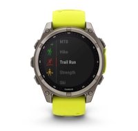 CEAS FENIX 8 SOLAR SAPPHIRE galben GRAPHITE 47MM EMEA GARMIN