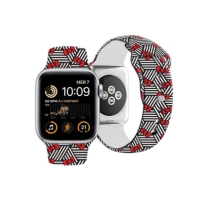 Hello Kitty Hello Kitty Apple Watch Strap Stripes Black