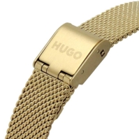 Hugo Plated Stainless Steel Fashion Analogue Quartz Watch