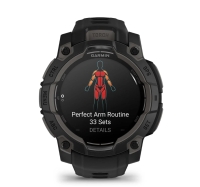 CEAS INSTINCT 3 AMOLED negru CUREA NEAGRA 45MM GARMIN