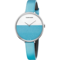 Ceas QUARTZ CALVIN KLEIN K7A231VN pentru Femei argintiu albastru multicolor