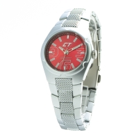 Ceas QUARTZ CHRONOTECH CC7039L-04M pentru Femei argintiu rosu