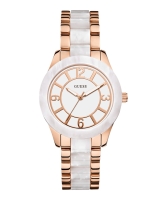 Ceas QUARTZ GUESS W0074L2 pentru Femei roz rosado nacar alb