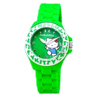 Ceas QUARTZ HELLO KITTY HK7143L-18 pentru Femei verde