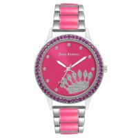 Ceas QUARTZ JUICY COUTURE JC1335SVHP pentru Femei argintiu multicolor roz