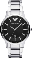 Ceas QUARTZ MAN ARMANI AR11181 argintiu negru