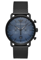 Ceas QUARTZ MAN ARMANI AR11201 negru albastru