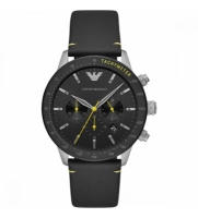 Ceas QUARTZ MAN ARMANI AR11325 argintiu negru