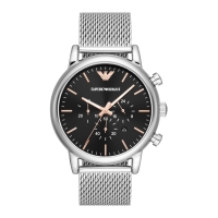 Ceas QUARTZ MAN ARMANI AR11429 argintiu negru