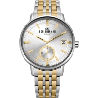 Ceas QUARTZ MAN BEN SHERMAN WB071GSM gri auriu