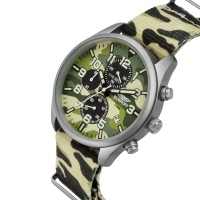 Ceas QUARTZ MAN BOBROFF BF0020 gri camuflaj