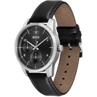 Ceas QUARTZ MAN BOSS 1513941 argintiu negru