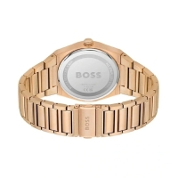 Ceas QUARTZ MAN BOSS 1513995 auriu albastru