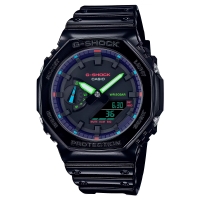 Ceas QUARTZ MAN CASIO GA-2100RGB-1 negru